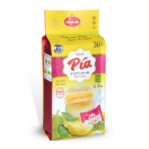 Bánh Pía số 6 - Chay - Đậu Xanh, 20% Sầu Riêng  260g