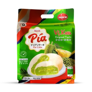 Bánh Pía số 9 - Chay - Lá dứa, Sầu riêng - 400g