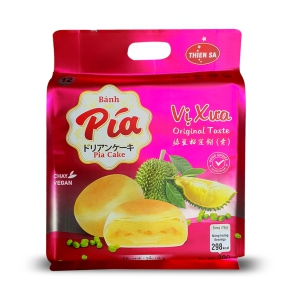 Bánh Pía số 12 - Chay - Đậu xanh, 20% Sầu riêng 300g